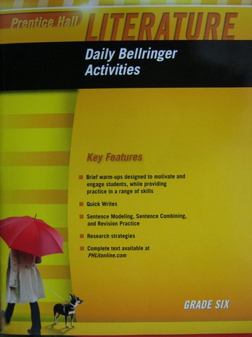 (image for) Literature 6 Penguin Edition Daily Bellringer Activities (P)