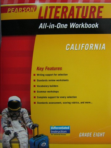 (image for) Pearson Literature 8 All-in-One Workbook (CA)(P)