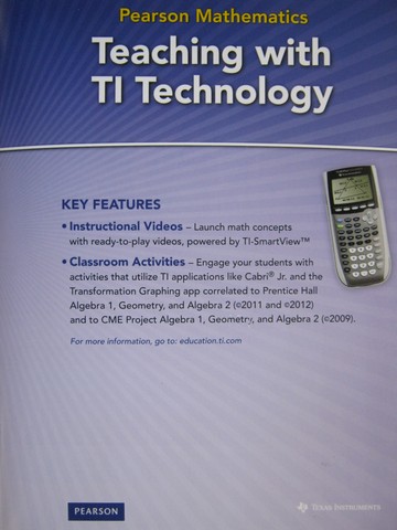 (image for) Pearson Mathematics Teaching with TI Technology (P) by Bass,