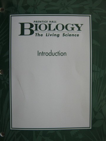 (image for) Biology The Living Science Introduction (P)