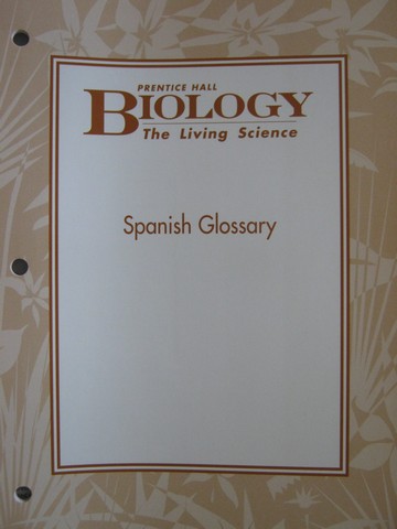 (image for) Biology The Living Science Spanish Glossary (P)