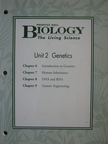 (image for) Biology The Living Science Chapter Resources Unit 2 (P)