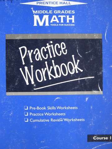 (image for) Middle Grades Math Course 1 Practice Workbook (P)