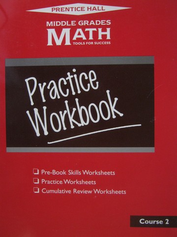 (image for) Middle Grades Math Course 2 Practice Workbook (P)