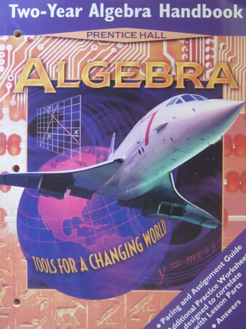 (image for) Algebra Tools for a Changing World 2-Year Algebra Handbook (P) - Click Image to Close