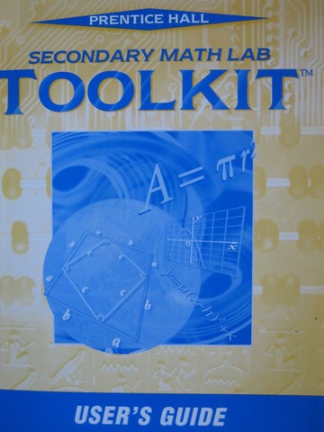 (image for) Secondary Math Lab Toolkit User's Guide (P)