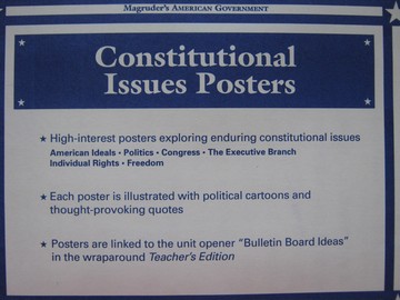 (image for) Magruder's American Government Constitutional Issues (Pk)
