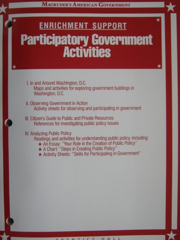 (image for) Magruder's American Government Participatory Government (P)