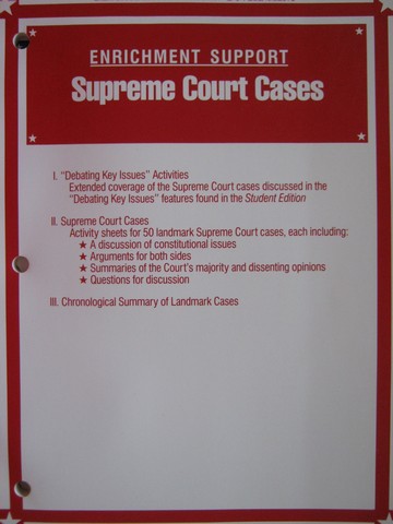 (image for) Magruder's American Government Supreme Court Cases (P)