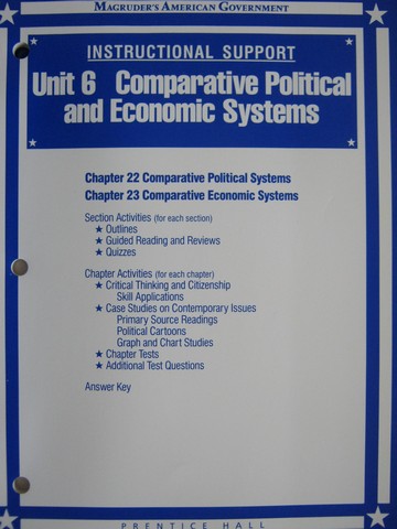 (image for) Magruder's American Government Instructional Support Unit 6 (P)