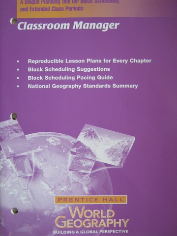 (image for) World Geography Classroom Manager (P)