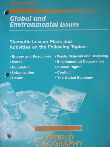(image for) World Geography Global & Environmental Issues (P)