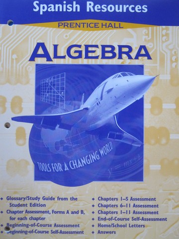 (image for) Algebra Tools for a Changing World Spanish Resources (P)