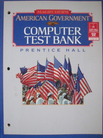 (image for) Magruder's American Government Computer Test Bank (P)