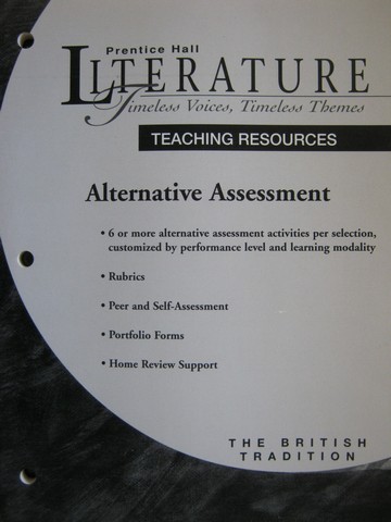(image for) Literature British Tradition Alternative Assessment (P)