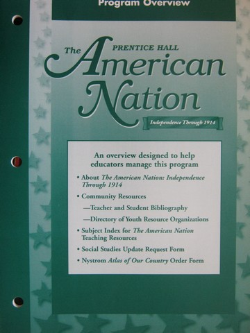 (image for) American Nation Program Overview (P)