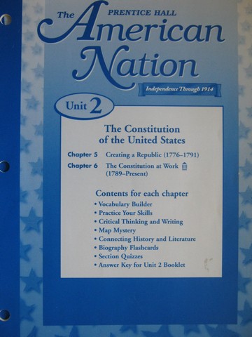 (image for) American Nation Unit 2 Chapter Resources (P)