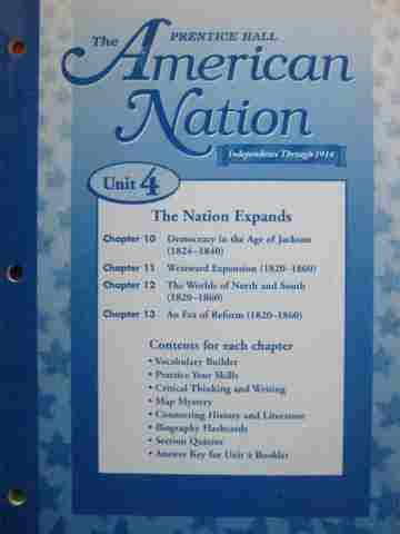 (image for) American Nation Unit 4 Chapter Resources (P)