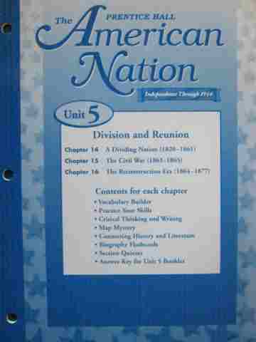 (image for) American Nation Unit 5 Chapter Resources (P)
