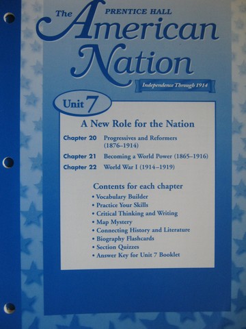 (image for) American Nation Unit 7 Chapter Resources (P)