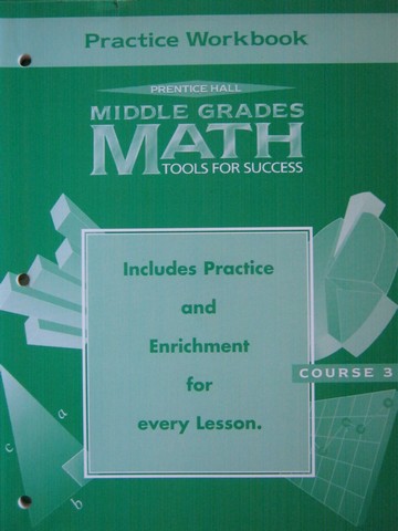(image for) Middle Grades Math Course 3 Practice Workbook (P)