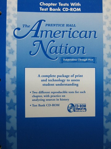 (image for) American Nation Chapter Tests Without CD-ROM (P)