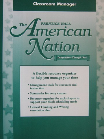 (image for) American Nation Classroom Manager (P)