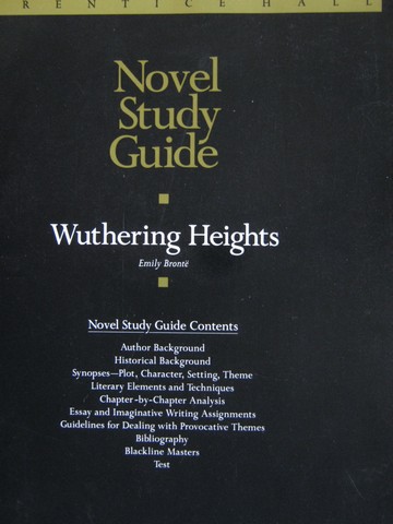 (image for) Wuthering Heights Novel Study Guide (P)
