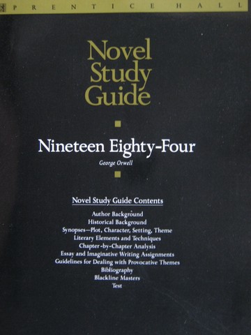 1984 Novel Study Guide (P)