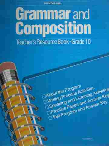 (image for) Grammar & Composition 10 3rd Edition TRB (TE)(Binder)