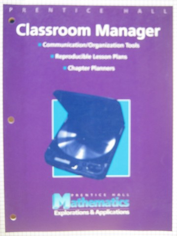 (image for) Mathematics Explorations & Applications Classroom Manager (P)