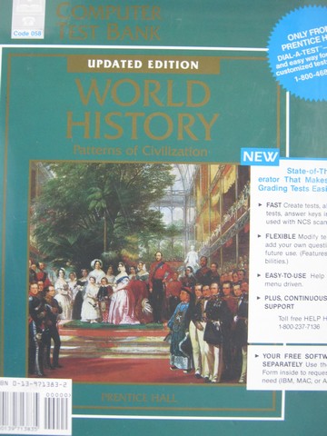 (image for) World History Patterns of Civilization Updated Test Bank (Binder