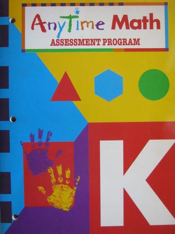 (image for) AnyTime Math K Assessment Program TG (TE)(P)