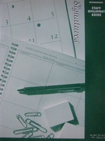 (image for) Signatures 3-6 Intermediate Staff Development Guide (TE)(P)