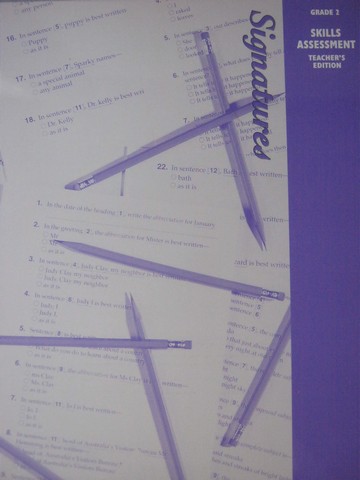 (image for) Signatures 2 Skills Assessment TE (TE)(P) by Roger C Farr