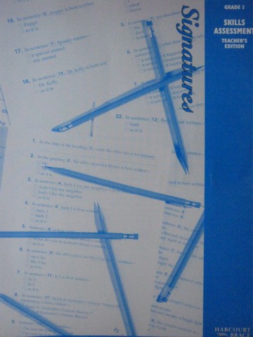 (image for) Signatures 5 Skills Assessment TE (TE)(P) by Roger C Farr