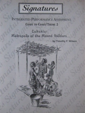 (image for) Signatures 5 Cahokia Integrated Performance Assessment (P)