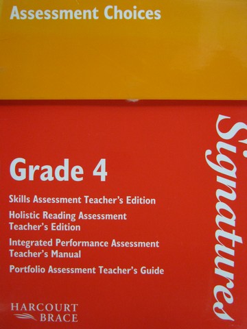 (image for) Signatures 4 Assessment Choices (Pk)
