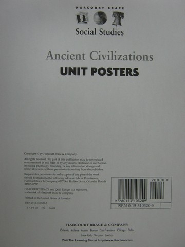 (image for) Ancient Civilizations 6 Unit Posters (Pk)