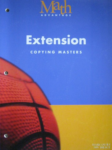 (image for) Math Advantage 7 Extension Copying Masters (P)