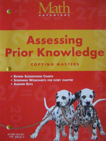 (image for) Math Advantage 2 Assessing Prior Knowledge Copying Masters (P)