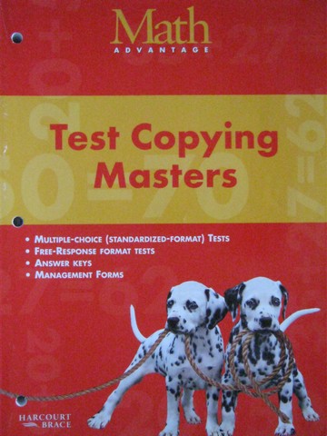 (image for) Math Advantage 2 Test Copying Masters (P)