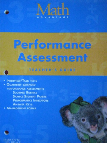 (image for) Math Advantage 1 Performance Assessment TG (TE)(P)