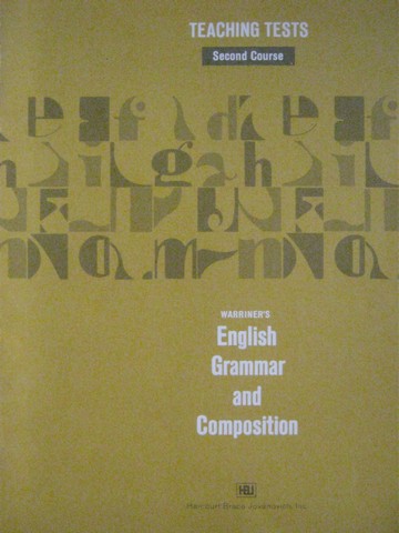 (image for) English Grammar & Composition 2nd Course Teaching Tests (P)