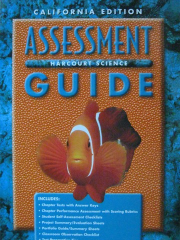 (image for) Harcourt Science 1 Assessment Guide (CA)(P)