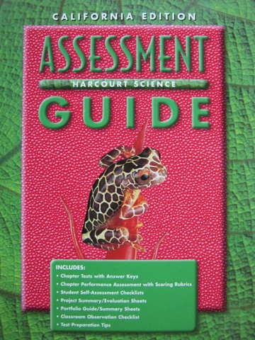 (image for) Harcourt Science 5 Assessment Guide (CA)(P)
