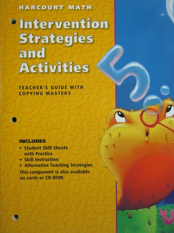 (image for) Harcourt Math 2 Intervention Strategies & Activities (CA)(TE)(P)