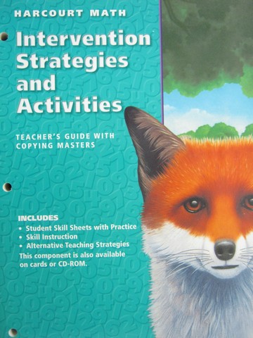 (image for) Harcourt Math 5 Intervention Strategies & Activities (CA)(TE)(P)