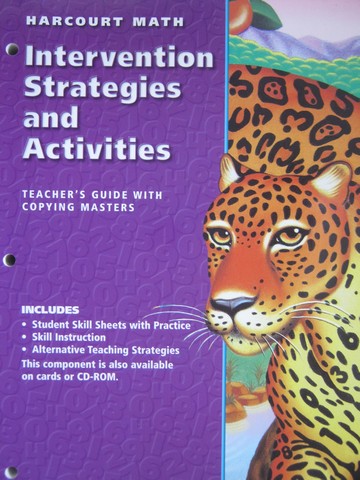 (image for) Harcourt Math 6 Intervention Strategies TG (CA)(TE)(P)