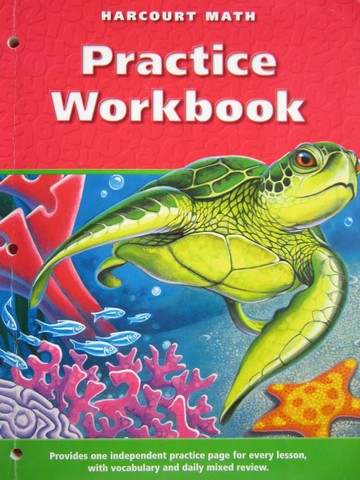 (image for) Harcourt Math 4 Practice Workbook (CA)(P)